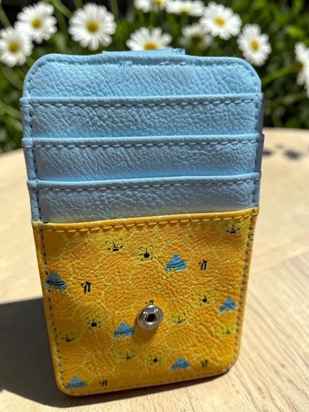 Disney Light Blue Eeyore Crossbody Bag with Hunny Cardholder and Plush Charm